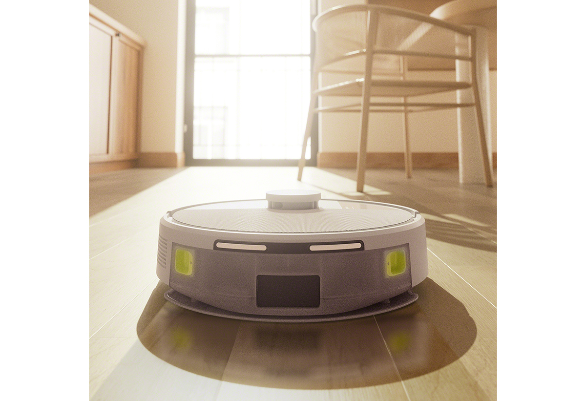 Παρουσιάζεται η σκούπα εν ενεργεία.